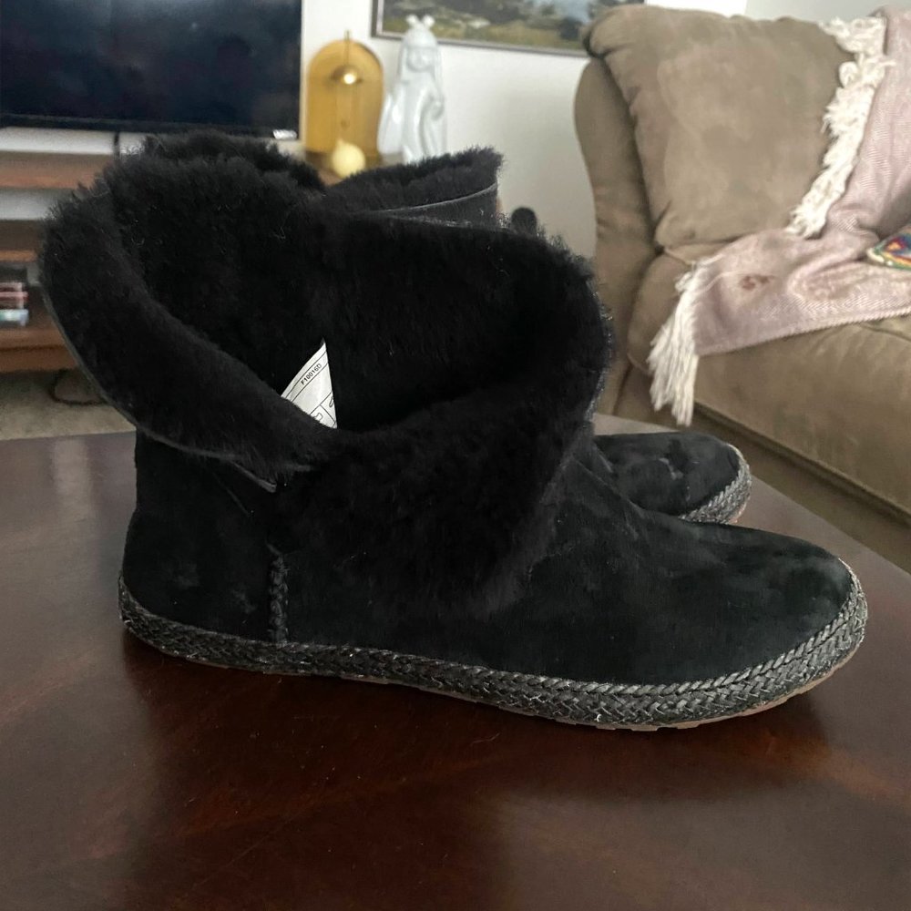 Ugg Garnet Toggle Suede Shearling Mini Boots - image 3